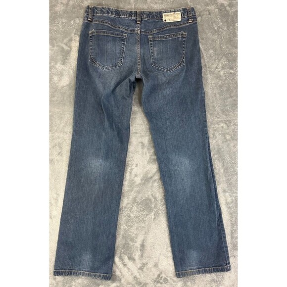 Converse One Star Jeans Women's Size 14 Mid-Rise Bootcut Stretch Blue Denim - Picture 3 of 13